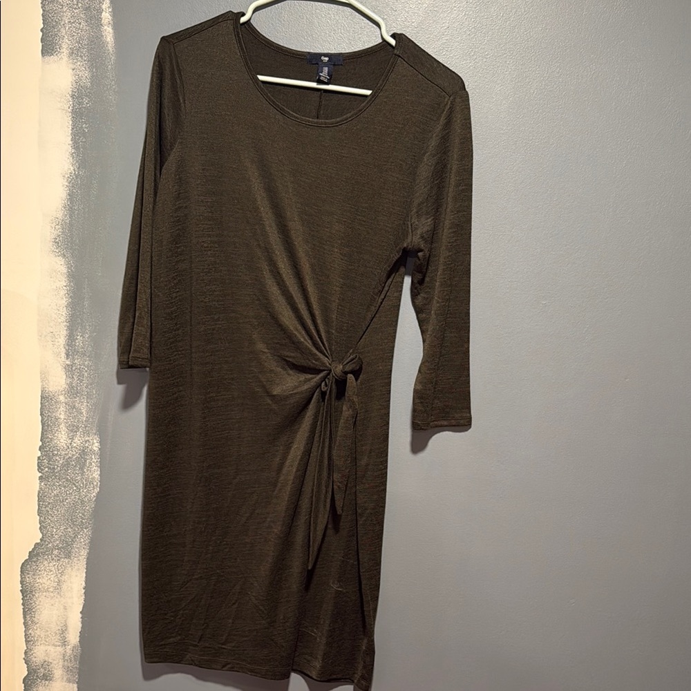 GAP Long Sleeve Olive Dress